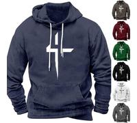 Sudadera con capucha con cruz cristiana para hombre, sudadera con capucha cristiana 3D de Jesús, sudadera unisex de trabajo milagroso, sudadera de Fe Believer Who Loves Jesus, sudadera de manga larga
