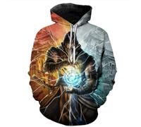 Sudadera con Capucha con Estampado 3D de Mortal Kombat 11 para Hombre y Mujer, Ropa de Calle, Sudaderas de Hip Hop, jerséis de Gran tamaño, Sudaderas con Capucha, Camisetas para Hombre, Ropa-XL