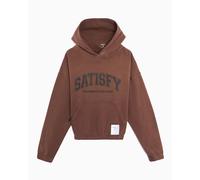 Sudadera con capucha con logo Boxy SATISFY SoftCell™ para hombre Gris M