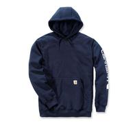 Sudadera Con Capucha Con Logo Carhartt Signature New Navy Talla Hombre M