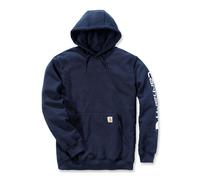 Sudadera Con Capucha Con Logo Carhartt Signature New Navy Tamaño Hombre XL