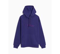 Sudadera con capucha con logo Relaxed Dime MTL Cursive para hombre Morado XL