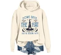 Sudadera con capucha con texto en inglés "Some Days I Just Have To Put On The Hat", Khika, S