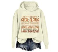 Sudadera con capucha con texto en inglés "They Didn't Steal Slaves They Didn't Steal The Slave Black History Month", unisex, Khika, 3XL