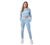 Sudadera con capucha court terciopelo mujer Project X Paris M