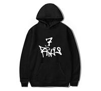 Sudadera con capucha de 7 anillos, con texto en inglés "No Tears Left to Cry", 2019