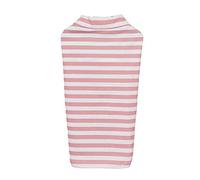 Sudadera con capucha de algodón a rayas para perro, sudadera suave y transpirable para mascotas, overol de pijama de estilo básico, bonita ropa casual para chihuahua, yorkie y gatos