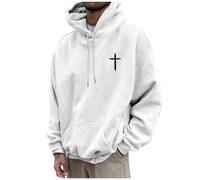 Sudadera con capucha de algodón con capucha para mujer, con texto en inglés "Jesus God Loves You", con capucha y letras cristianas Y2K, suéteres religiosos para adolescentes, ropa de campo con capucha