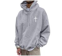 Sudadera con capucha de algodón con capucha para mujer, con texto en inglés "Jesus God Loves You", con capucha y letras cristianas Y2K, suéteres religiosos para adolescentes, ropa de campo con capucha