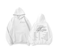 Sudadera con Capucha de algodón con Estampado de la 1ST World Tour 'Episode 1: Zero Frontier'2026.(B White,M)