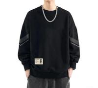 Sudadera con capucha de forro polar para hombre, suave, cálida, para uso diario, comodidad deportiva, tallas XL a 5XL (negro 5XL)