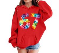 Sudadera con Capucha de Forro Polar para niñas, Moderna e Informal, con Bolsillo para Jugar y la Escuela, diseño de Estrella fugaz, con Brillos Reflectantes.
