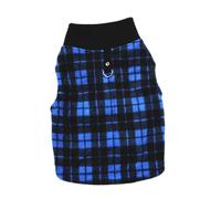 Sudadera con capucha de forro polar para perro, materiales transpirables con diseños de cuadros que garantizan cualquier uso diario, textura de poliéster para mascotas sensibles y transpirable