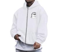 Sudadera con capucha de Halloween para hombre, dibujos animados, cabeza de calabaza, fantasma, con impresión trasera, suéter adolescente, sudadera con capucha para el gimnasio, sudadera de gran tamaño