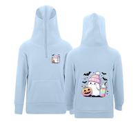 Sudadera con Capucha de Halloween para niñas, Manga Larga, Cremallera y Bolsillos, Uso Informal. Sudaderas Marca