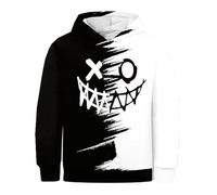 Sudadera con capucha de Halloween para niños y niñas, chaqueta de polar suave con estampado divertido, ideal para otoño e invierno, disfraces, fiestas, escuela y actividades al aire libre, tejido