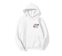 Sudadera con Capucha de Hip Hop 100% algodón para Hombre, Sudadera con Capucha ASTROWORLD Look Mom I Can Fly, Sudadera con Capucha Travis Scott Astroworld-Blanco_S
