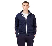 Sudadera con capucha de hombre Ben Sherman House Taped Track Top, azul marino, M