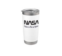 Sudadera con capucha de la NASA Failure Is Not An Option Vaso térmico de acero inoxidable de doble pared