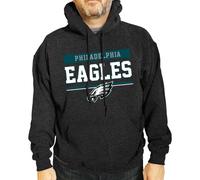 Sudadera con capucha de manga larga color carb n de la NFL para adultos, unisex, para el d a del partido (Philadelphia Eagles - Adulto XX-Large)