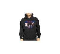 Sudadera con capucha de manga larga color carb n de la NFL para adultos, unisex, para el d a del partido (Buffalo Bills, talla XX-Large)