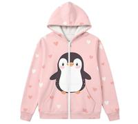 Sudadera con Capucha de Manga Larga con Cremallera, Estampada, Informal y para niños, Estampado de tiburón, Tejido de Secado rápido, para Deportes y Playa.