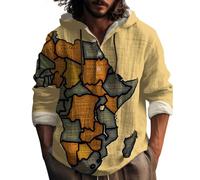 Sudadera con capucha de manga larga con estampado de cuervo de hombre para Halloween, sudadera con capucha de 1/4 botones, ajuste holgado, sudadera con capucha para trabajo, disfraces de vacaciones
