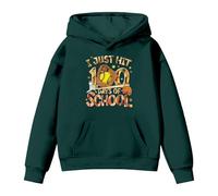 Sudadera con Capucha de Manga Larga Estampada para niños y niñas con el Texto Sobreviví 100 días de Escuela, diseño de Confeti, Forro Polar, para Celebrar el Logro.