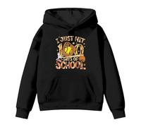 Sudadera con Capucha de Manga Larga Estampada para niños y niñas con el Texto Sobreviví 100 días de Escuela, diseño de Confeti, Forro Polar, para Celebrar el Logro.