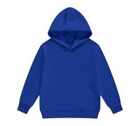 Sudadera con Capucha de Manga Larga para niñas, Color Liso, para Uso Informal, para niños y preadolescentes198