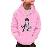 Sudadera con Capucha de Manga Larga para niños y niñas, con diseño de Dinosaurios, para Invierno, cálida, de 3 a 14 años Forro Fucsia Sudaderas De Colores