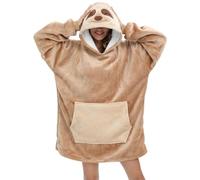 Sudadera con capucha de manta grande para adultos, sudadera de felpa mullida y cálida con gran bolsillo, manta de lana para acurrucarse con capucha, manta de lana Sherpa de felpa esponjosa para el