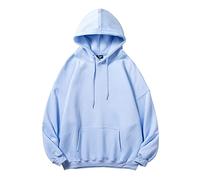 Sudadera con capucha de mezcla pesada para hombre, sudadera con capucha suave al tacto, sudaderas casuales de color sólido, sudaderas casuales de gran tamaño, sudadera con capucha unisex universitaria