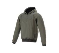Sudadera con capucha de Moto Alpinestars Ageless Verde Militar/MelangeS Verde Militar,Melange