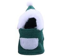 Sudadera con capucha de Papá Noel para pájaros, disfraz divertido de Navidad para mascotas pequeñas, ropa de loro de Navidad, ropa de invierno para periquitos, cacatúas, pañales para periquitos,