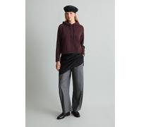 Sudadera con capucha de punto de corte holgado Rhubarb Jam L