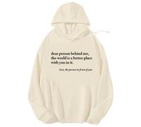 Sudadera con capucha Dear Person Behind Me, Dear Person Behind Me, sudadera con capucha You Are Enough, Khika, S