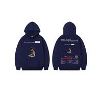 Sudadera con capucha del rapero The Notorious Big (azul marino-S), con el álbum Ready To Die, para hombre