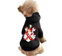 Sudadera con Capucha Divertida con el Escudo de Armas de Benjamin Franklin para Perros, Disfraces para Mascotas, Ropa para Cachorros y Gatos pequeños, medianos y Grandes.