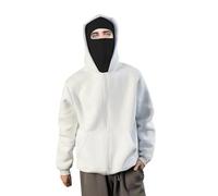 Sudadera con capucha doble con cremallera para hombre, resistente al viento, cremallera completa, sudaderas con capucha de moda para motocicleta, sudaderas de invierno de color sólido, sudadera de