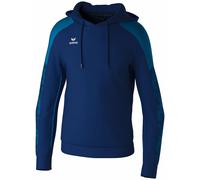 erima Sudadera con Capucha EVO Star (1072411) Hombre, New Navy/Mykonos Blue, XL