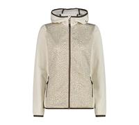 Sudadera con capucha estampada leopardo jaspeada mujer CMP Knit Tech S Female