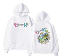 Sudadera con Capucha Estilo Caricatura de Cypress Hill con Estampado de Esqueleto. Estilo Divertido. Sudadera Unisex de Estilo Hip Hop Corte Oversize y Estilo Urbano.