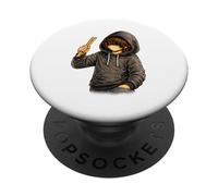 Sudadera con Capucha Estilo Rock On Drummer PopSockets PopGrip Adhesivo