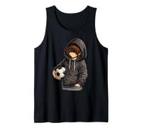 Sudadera con Capucha Estilo Rock On Soccer Football Camiseta sin Mangas