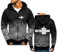 Sudadera con Capucha for Hombre 2025 de Doctor Who, Sudaderas con Capucha de Forro Polar, Ropa Deportiva, Sudaderas con Capucha for Hombre, Sudaderas Casuales(A,M)
