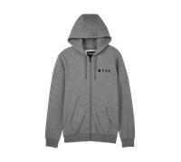 FOX Absolute Sudadera con capucha con cremallera, gris, tamaño L