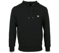 Fred Perry Tipped Men's Hoodie Ref. M2643-102 Color Negro Talla L Negro L