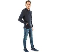 Fred Perry Sudadera con capucha Tipped para hombre azul oscuro L