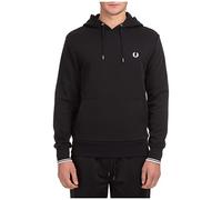Fred Perry Tipped Men's Hoodie Ref. M2643-102 Color Negro Talla L Negro L